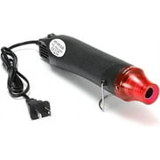300W Portable Handheld Heat Gun for Crafts, Mini Heat Gun for Epoxy Resin, Embossing, Shrink Wrapping, Drying Paint, Clay, Rubber Stamp Heat Tools, Dryer Craft Heat Tool for Cup Turner, Black